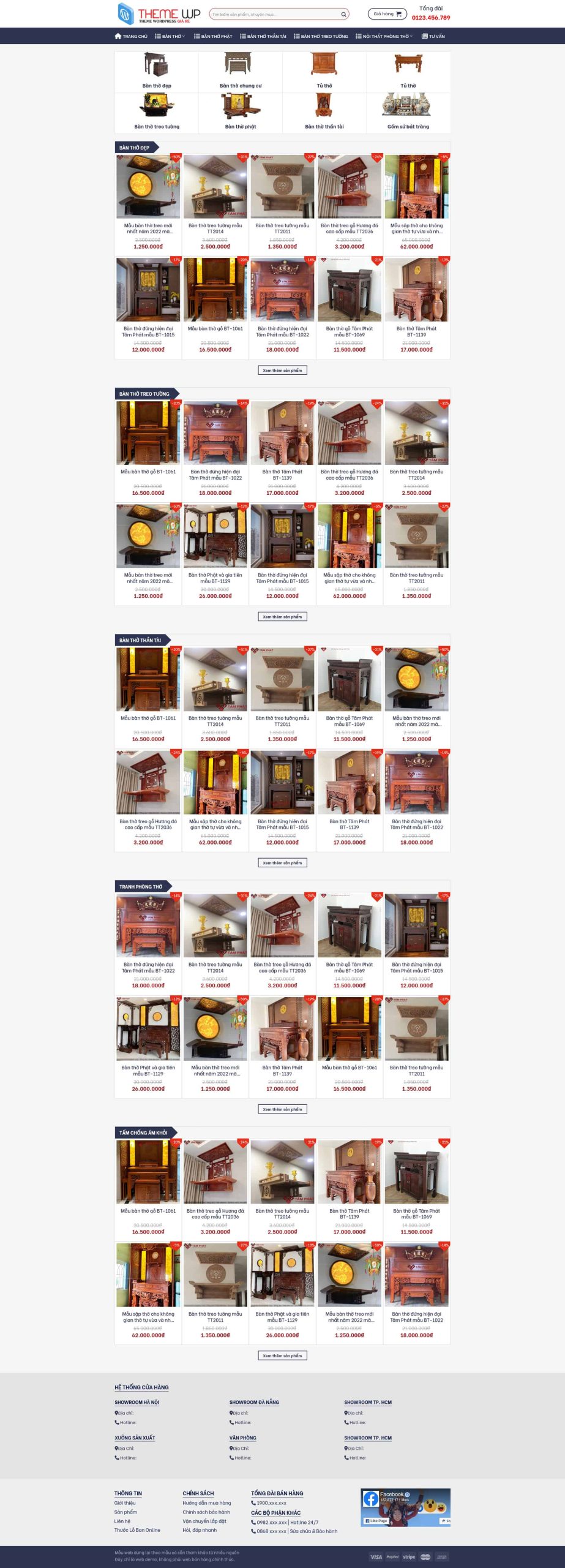Thiết Kế Website Bán Bàn Thờ Cúng Chuyên Nghiệp