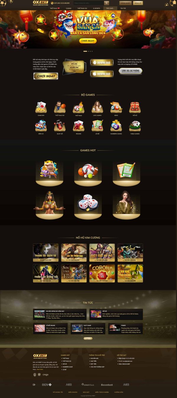 Thiết kế website casino đẹp chuẩn SEO, Website casino trực tuyến, Nam Việt IT & Agency, Theme WordPress Flatsome, Casino online uy tín, Tối ưu SEO website