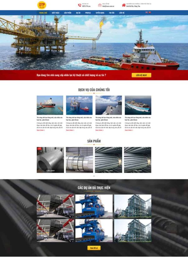 Thiết kế website công ty cơ khí chế tạo, Website cơ khí chế tạo online, Nam Việt IT & Agency, Theme WordPress Flatsome, Công ty cơ khí uy tín, Tối ưu SEO website