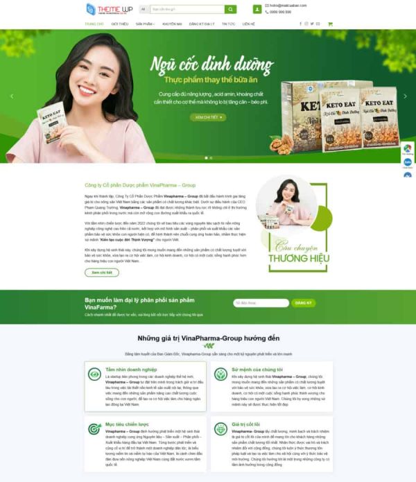 Thiết Kế Website Bán Ngũ Cốc