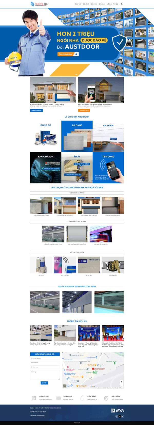 Thiết Kế Website Cửa Nhôm Kính Nhập Khẩu