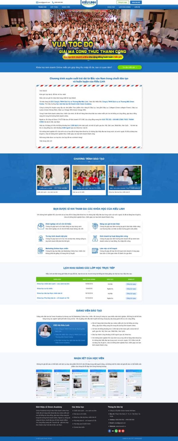 Thiết kế website trường học, Website đào tạo trực tuyến, Nam Việt IT & Agency, Theme WordPress Flatsome, Dịch vụ giáo dục online, Tối ưu SEO website