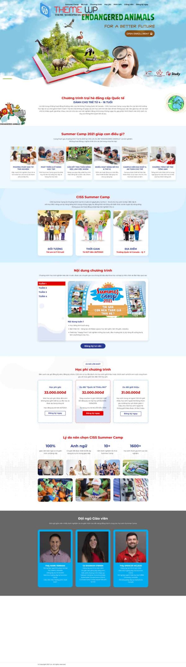 Thiết kế website giáo dục, Website đào tạo trực tuyến, Nam Việt IT & Agency, Theme WordPress Flatsome, Dịch vụ giáo dục online, Tối ưu SEO website