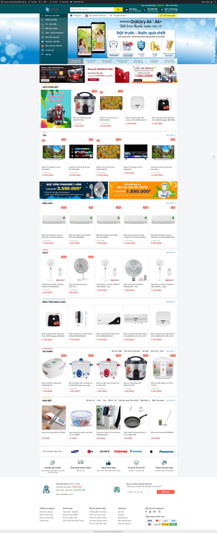 Thiết kế website điện máy VIP, Website bán hàng điện máy, Nam Việt IT & Agency, Theme WordPress Astra, Website bán tivi giá rẻ, Tối ưu SEO website, Nam Việt IT & Agency cung cấp website bán hàng điện máy VIP với theme Thiết kế website điện máy VIP, Website bán hàng điện máy, Nam Việt IT & Agency, Theme WordPress Astra, Website bán tivi giá rẻ, Tối ưu SEO website, Nam Việt IT & Agency cung cấp website bán hàng điện máy VIP với theme