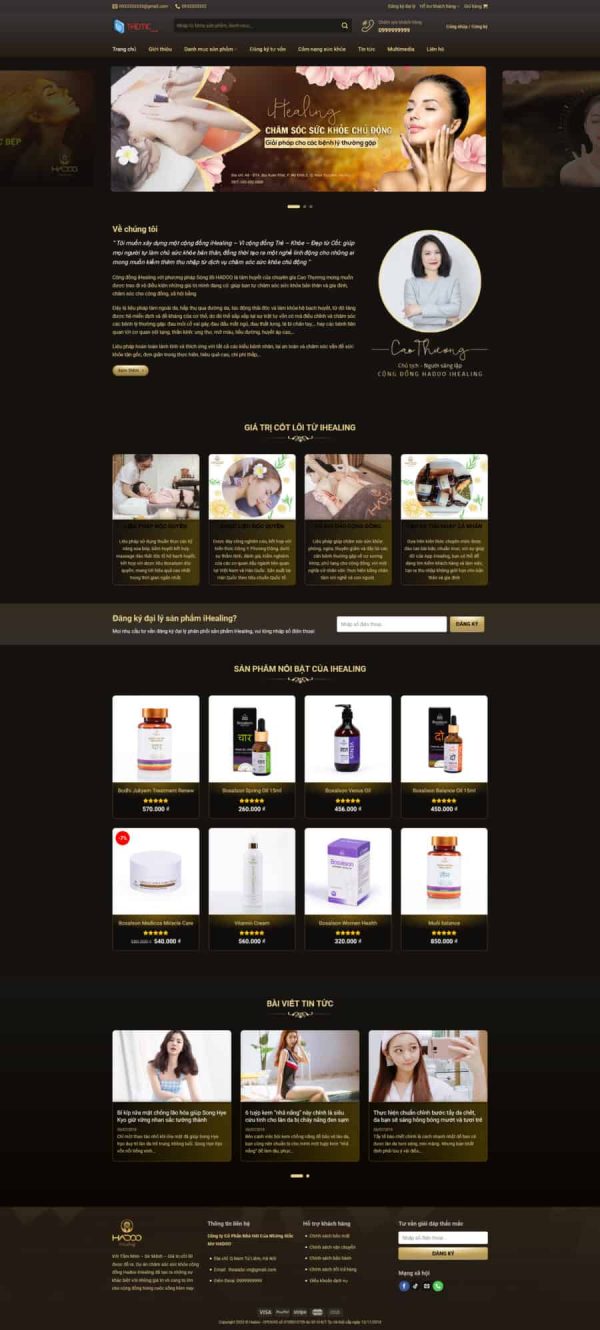 Thiết Kế Website Spa 06