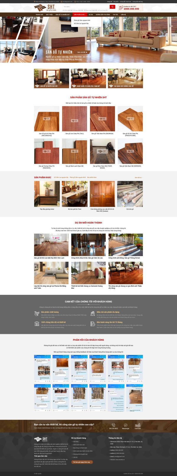 Thiết kế website bán sàn gỗ cao cấp, Website sàn gỗ, Nam Việt IT & Agency, Theme WordPress Flatsome, Shop sàn gỗ online, Tối ưu SEO website