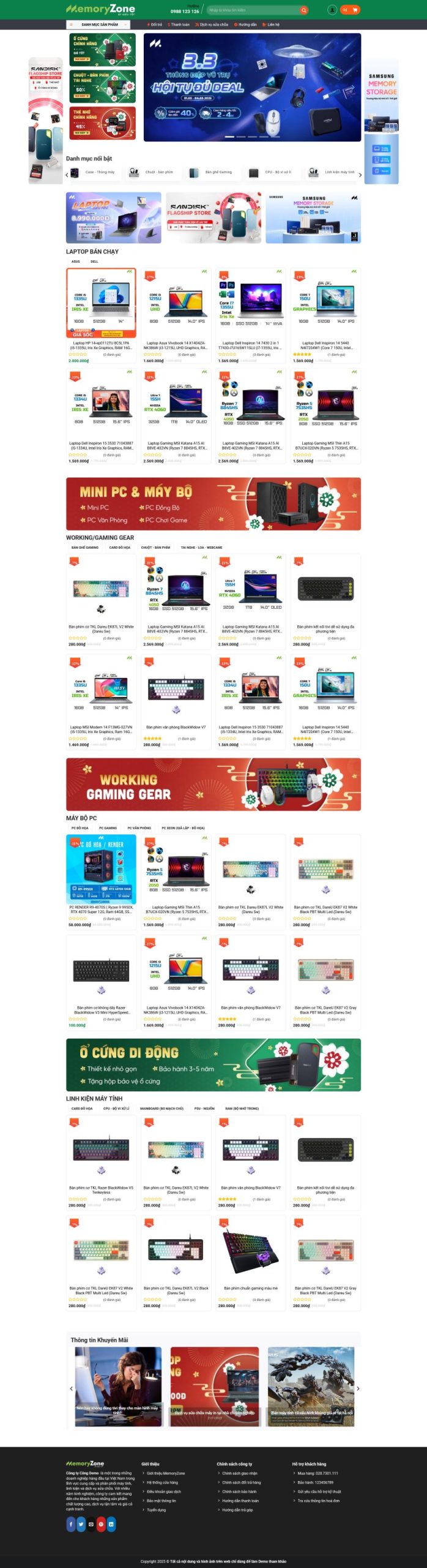 Thiết kế website bán máy tính, Website bán laptop uy tín, Nam Việt IT & Agency, Theme Flatsome, Website WordPress bán PC, Tối ưu SEO website Thiết kế website bán máy tính, Website bán laptop uy tín, Nam Việt IT & Agency, Theme Flatsome, Website WordPress bán PC, Tối ưu SEO website