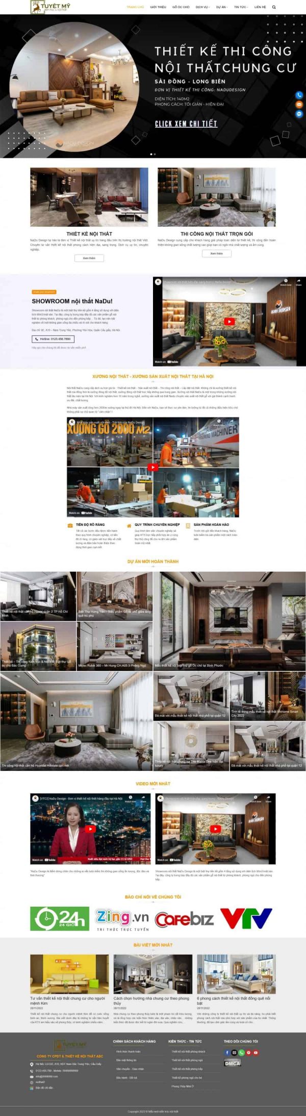 Thiết kế website nội thất, Website bán nội thất online, Nam Việt IT & Agency, Theme WordPress Flatsome, Cửa hàng nội thất trực tuyến, Tối ưu SEO website