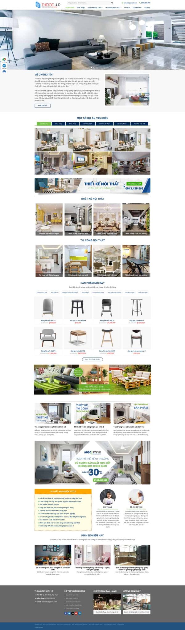 Thiết Kế Website Bán Nội Thất 22