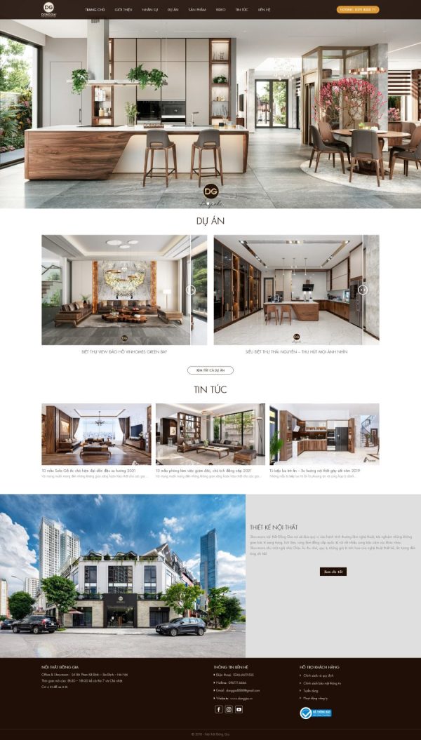 Thiết kế website nội thất 57, Website bán nội thất 57 online, Nam Việt IT & Agency, Theme WordPress Flatsome, Website nội thất hiện đại, Tối ưu SEO website