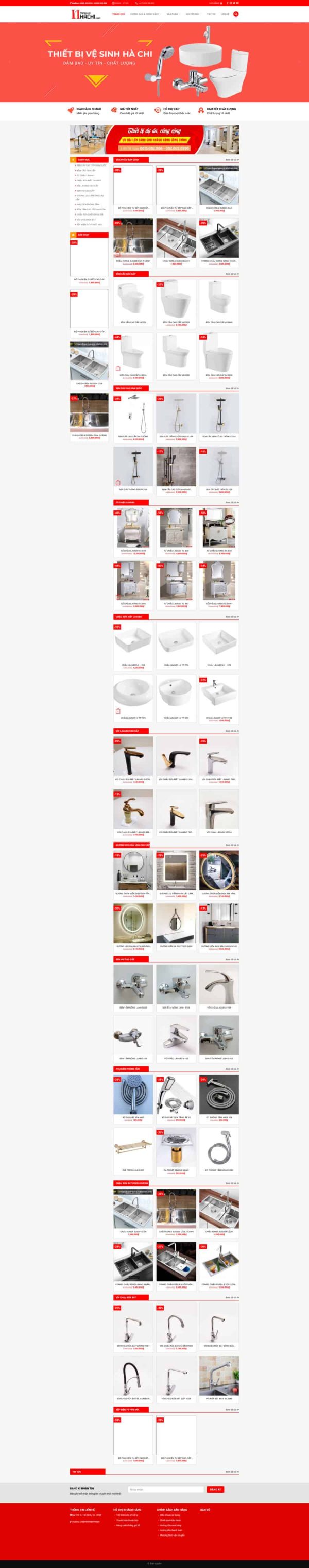 Thiết Kế Website Nội Thất Thiết Bị Vệ Sinh 9