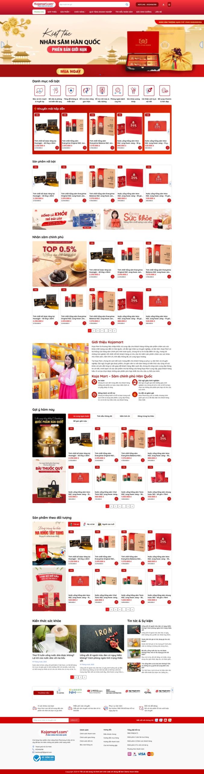 Thiết kế website bán sâm Hàn Quốc, Website bán hồng sâm chính hãng, Nam Việt IT & Agency, Theme Flatsome, Website WordPress bán sâm, Tối ưu SEO website Thiết kế website bán sâm Hàn Quốc, Website bán hồng sâm chính hãng, Nam Việt IT & Agency, Theme Flatsome, Website WordPress bán sâm, Tối ưu SEO website