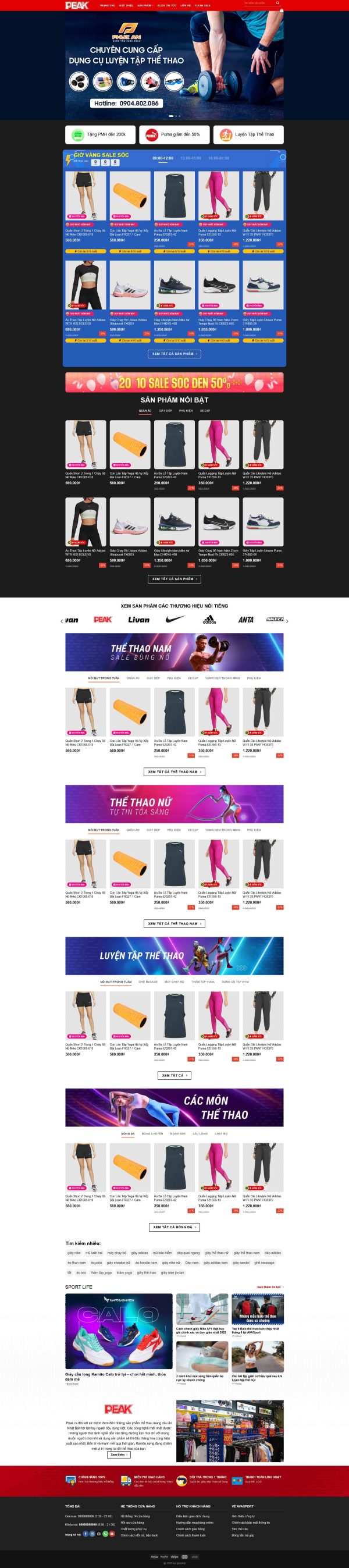 Thiết Kế Website Shop Bán Giày Giá Rẻ, Thiết kế website bán giày, Website shop giày giá rẻ, Nam Việt IT & Agency, Theme WordPress Flatsome, Cửa hàng giày trực tuyến, Tối ưu SEO website