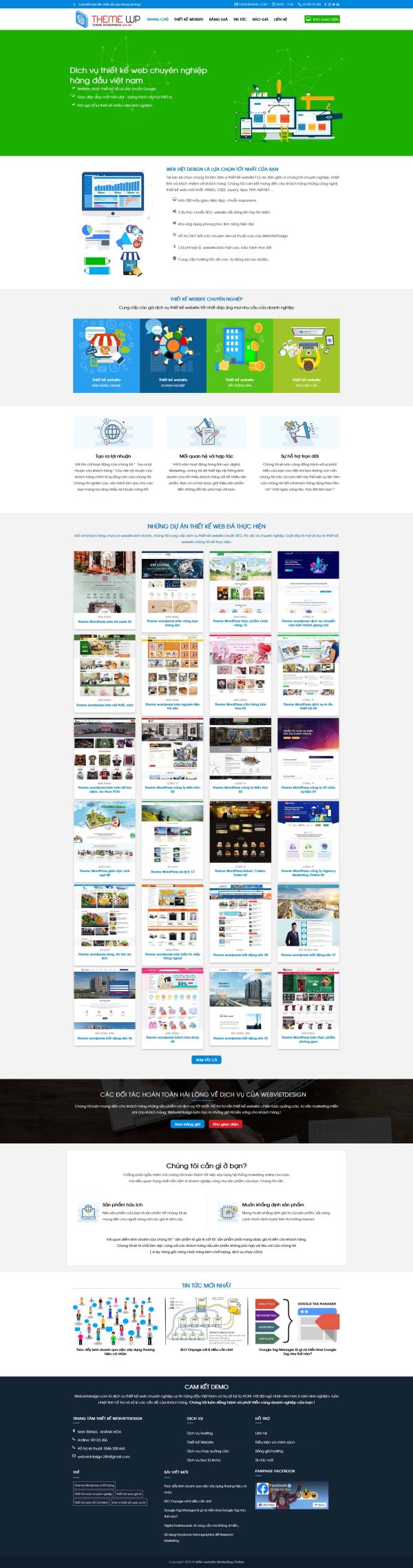 Thiết kế website công ty thiết kế website, Website giới thiệu công ty thiết kế web, Nam Việt IT & Agency, Theme WordPress Flatsome, Dịch vụ thiết kế web chuyên nghiệp, Tối ưu SEO website