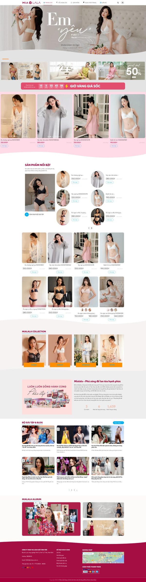 Thiết kế website bán váy ngủ đồ lót, Website bán đồ lót online, Nam Việt IT & Agency, Theme Flatsome, Website WordPress bán váy ngủ, Tối ưu SEO website, Nam Việt IT & Agency cung cấp website bán hàng váy ngủ đồ lót chuẩn SEO với theme Flatsome. Cài đặt nhanh 30 phút! Gọi 0971.735.735.