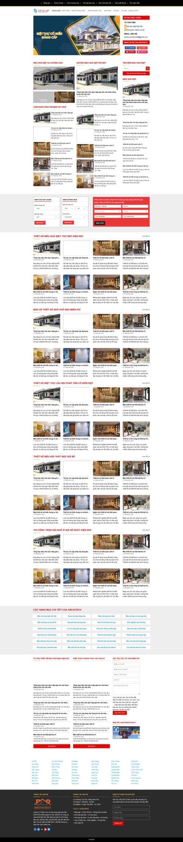 Thiết Kế Website Công Ty Xây Dựng 03