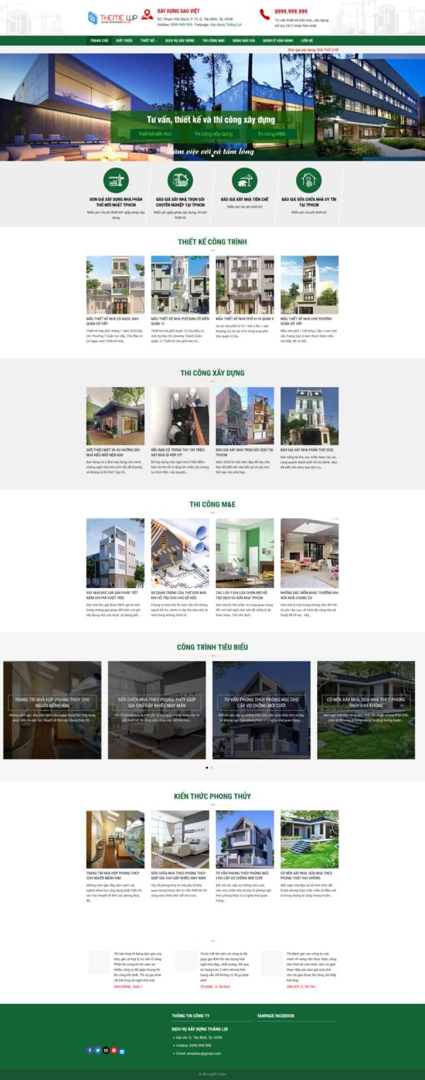 Thiết Kế Website Công Ty Xây Dựng 05