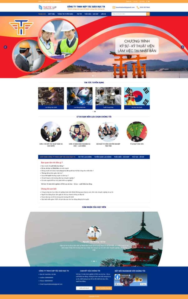 Thiết Kế Website XKLD 5